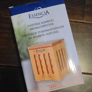 Essencia Essential Oil Natural Bamboo Aroma Diffuser